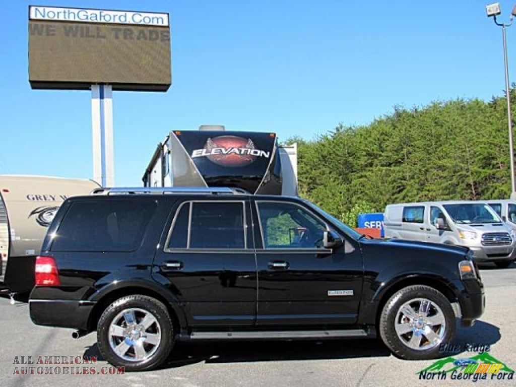 2007 Expedition Limited - Black / Charcoal Black/Caramel photo #6