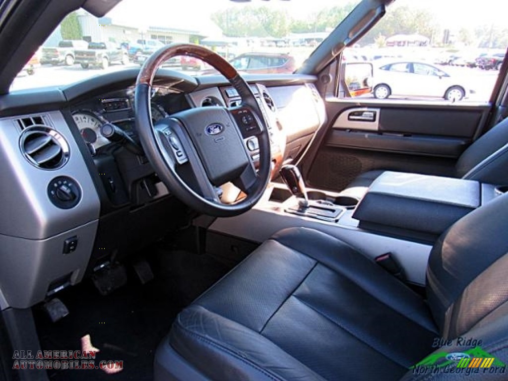 2007 Expedition Limited - Black / Charcoal Black/Caramel photo #9