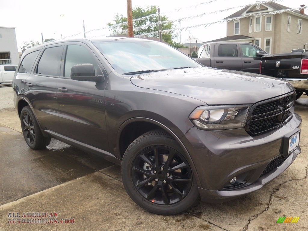 Bruiser Gray / Black Dodge Durango SXT AWD