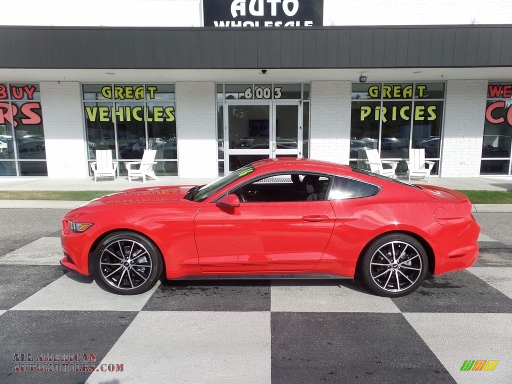 Race Red / Ebony Ford Mustang EcoBoost Coupe
