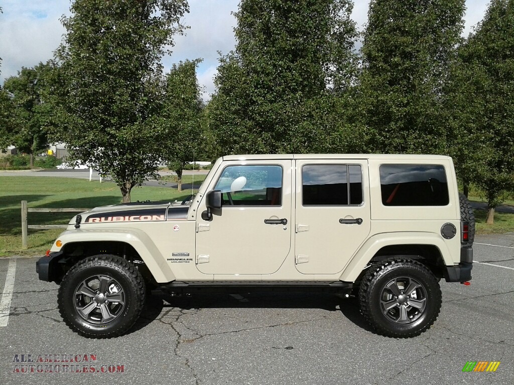 2017 Wrangler Unlimited Rubicon 4x4 - Gobi / Black photo #1