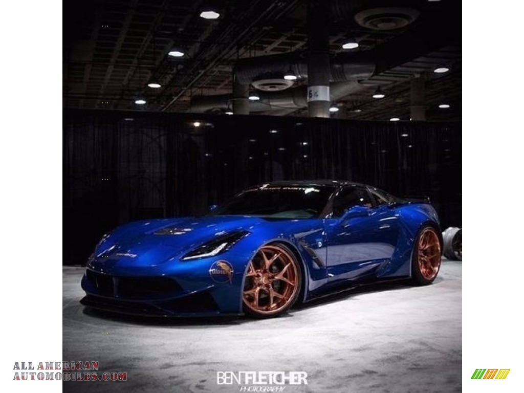 2016 Corvette Stingray Coupe - Laguna Blue Metallic / Jet Black photo #1