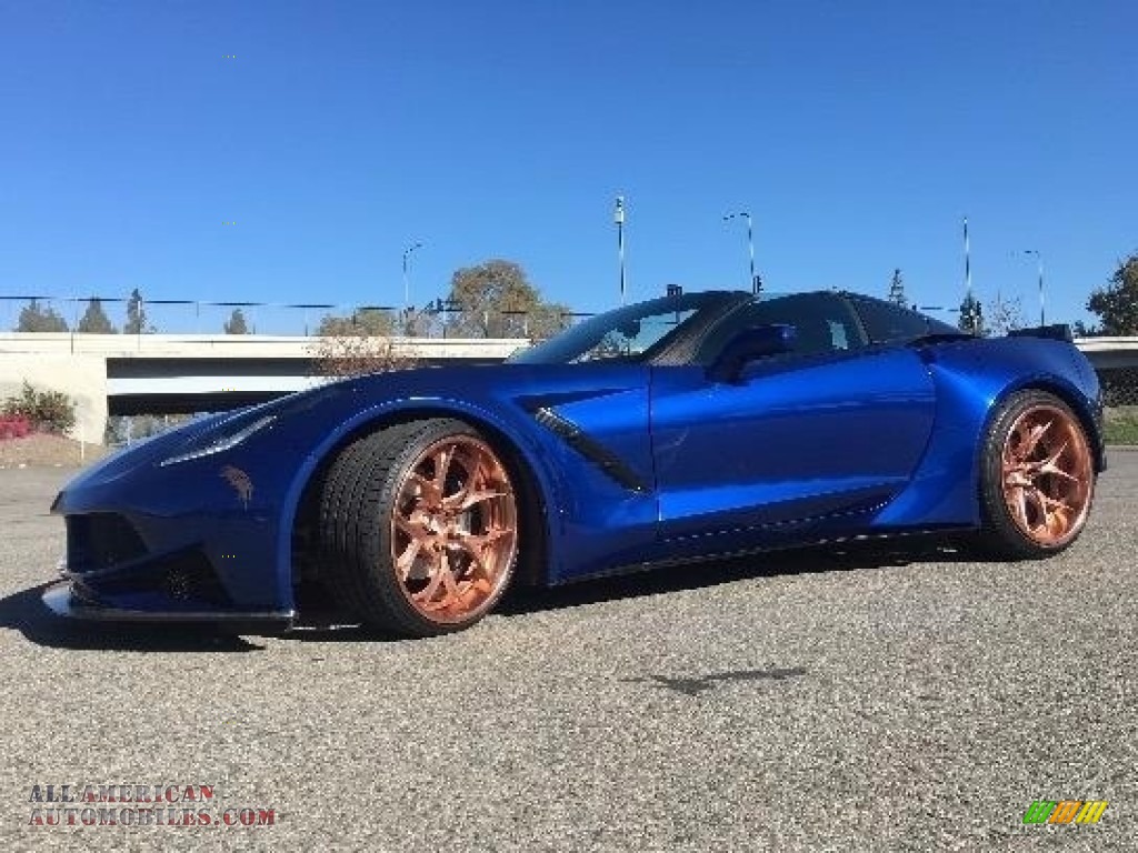 2016 Corvette Stingray Coupe - Laguna Blue Metallic / Jet Black photo #4