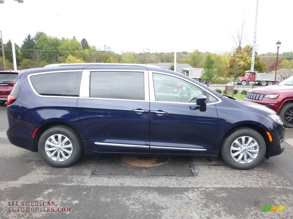 2018 Pacifica Touring L - Jazz Blue Pearl / Cognac/Alloy/Toffee photo #6
