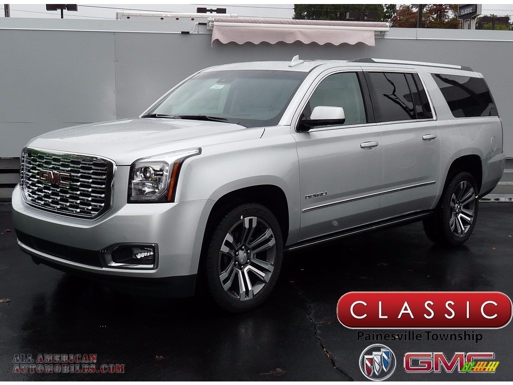 2018 Yukon XL Denali 4WD - Quicksilver Metallic / Cocoa/Shale photo #1