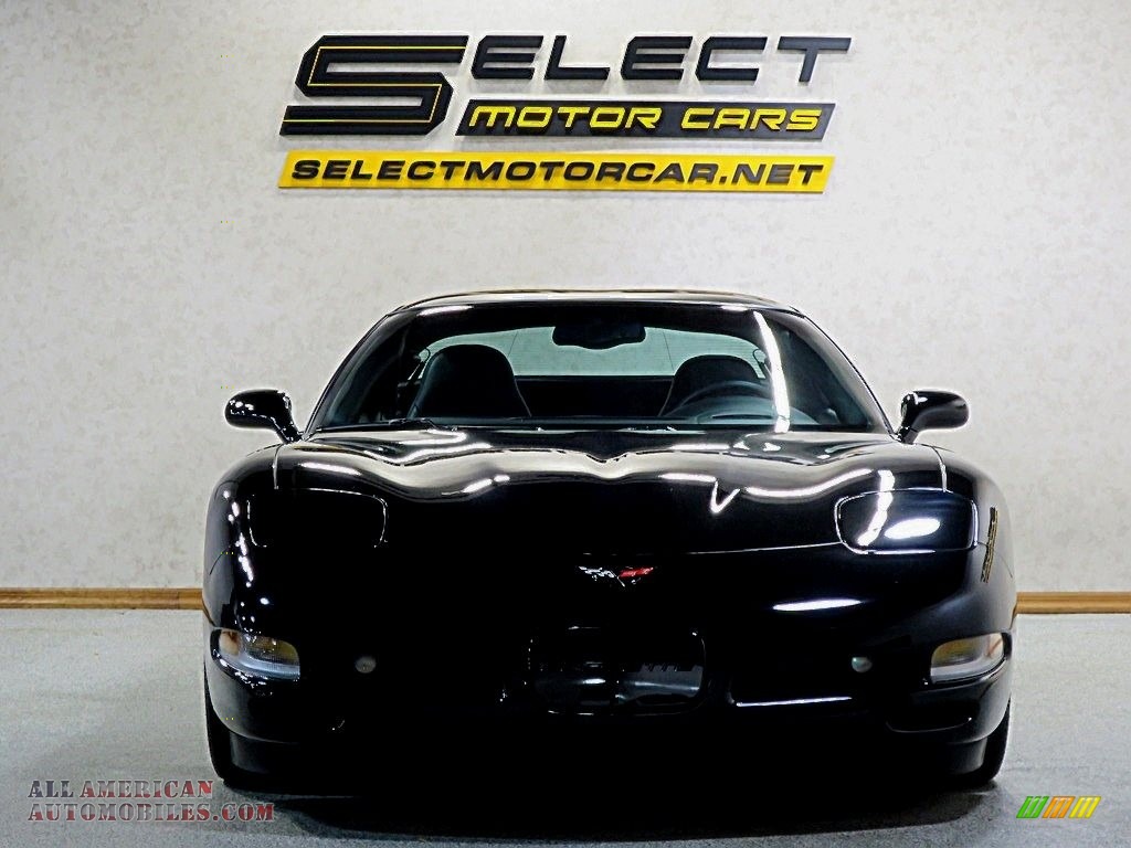 2004 Corvette Coupe - Black / Black photo #2