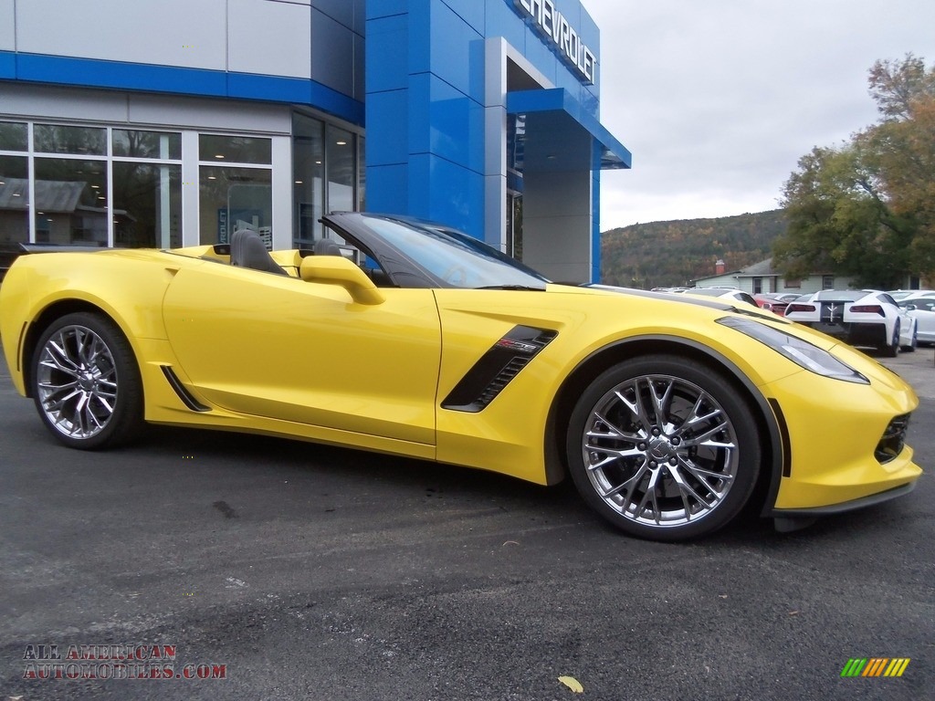 2016 Corvette Z06 Convertible - Corvette Racing Yellow Tintcoat / Jet Black photo #2