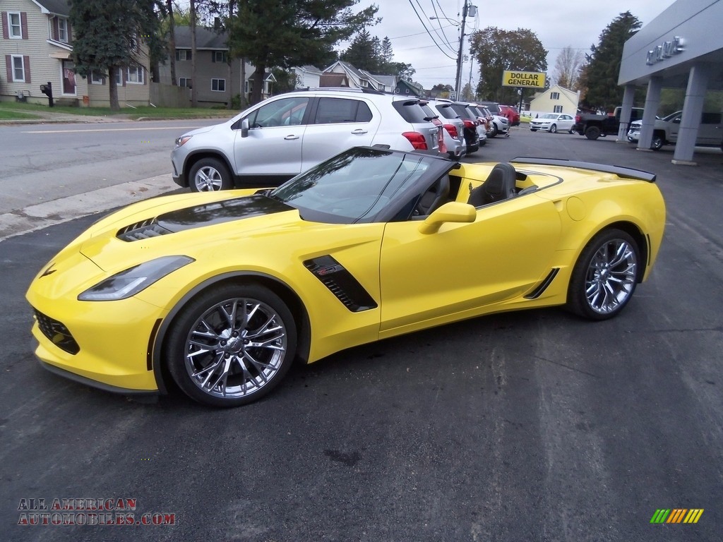 2016 Corvette Z06 Convertible - Corvette Racing Yellow Tintcoat / Jet Black photo #5