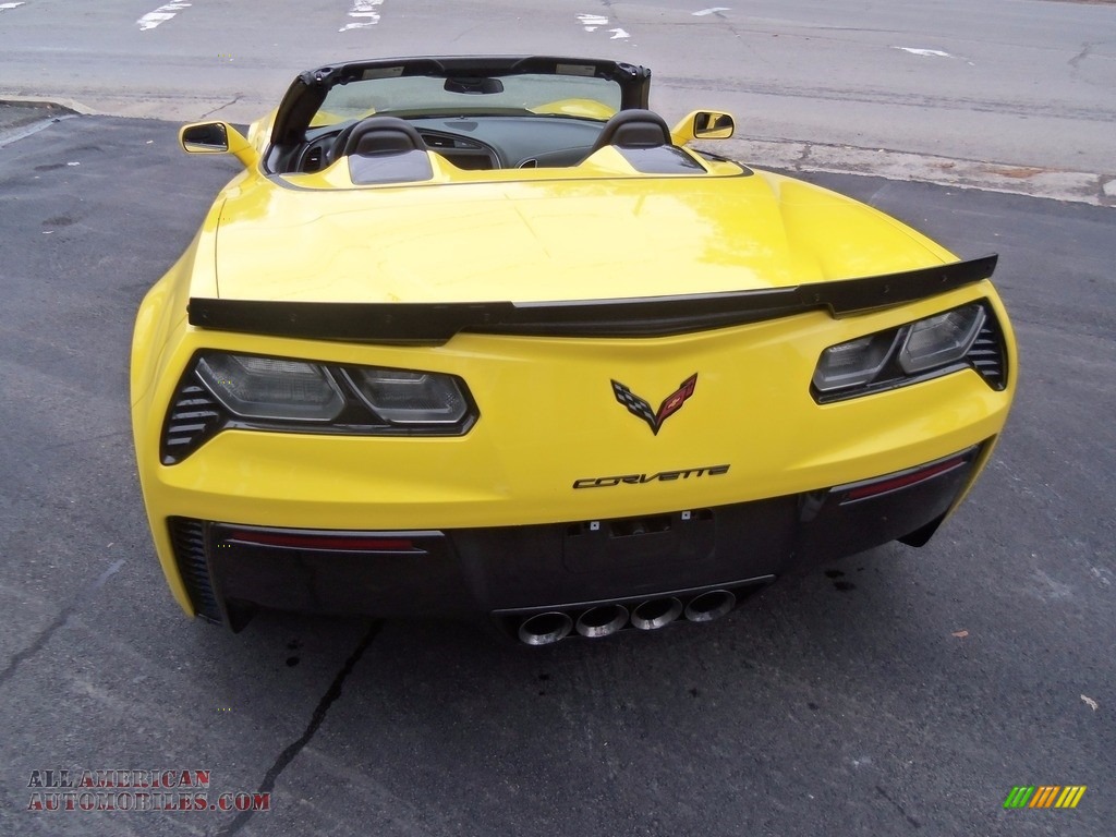 2016 Corvette Z06 Convertible - Corvette Racing Yellow Tintcoat / Jet Black photo #7