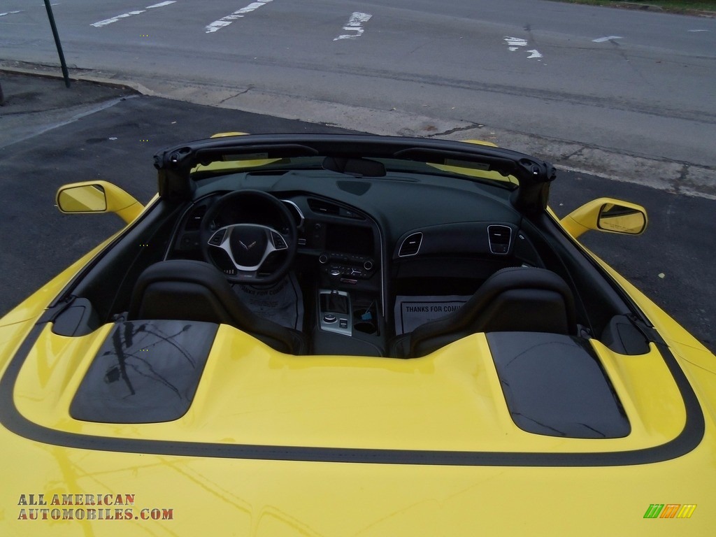 2016 Corvette Z06 Convertible - Corvette Racing Yellow Tintcoat / Jet Black photo #8