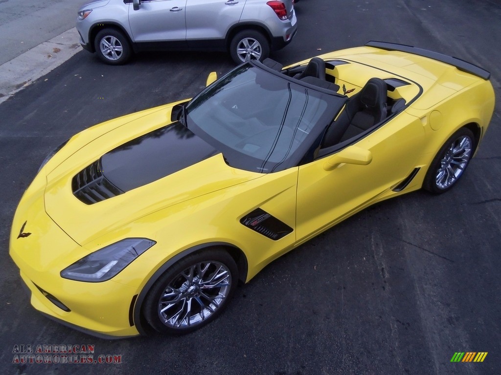 2016 Corvette Z06 Convertible - Corvette Racing Yellow Tintcoat / Jet Black photo #9