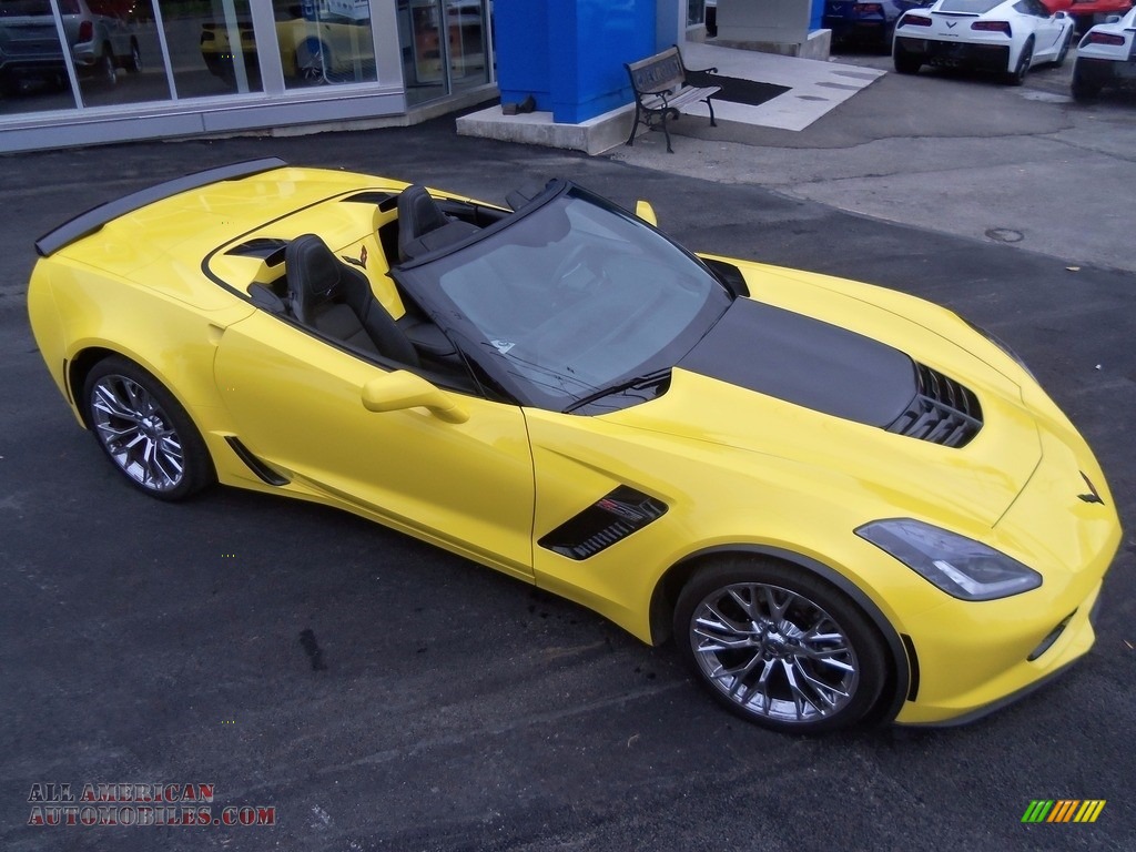 2016 Corvette Z06 Convertible - Corvette Racing Yellow Tintcoat / Jet Black photo #10