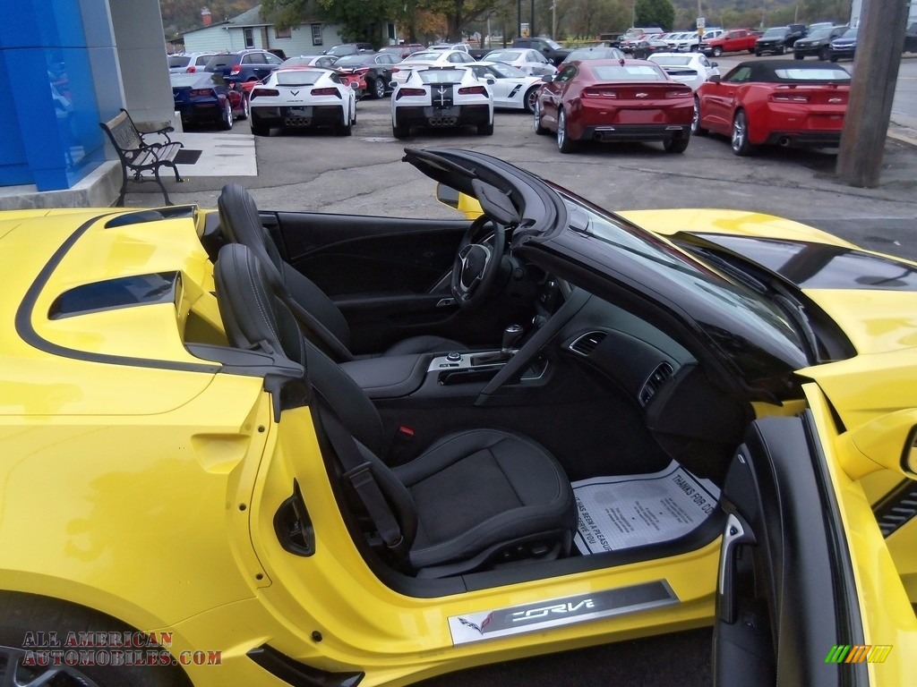 2016 Corvette Z06 Convertible - Corvette Racing Yellow Tintcoat / Jet Black photo #11