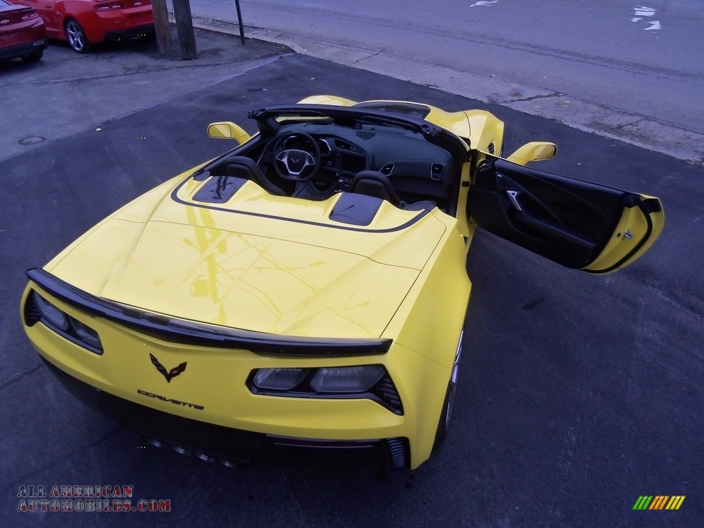2016 Corvette Z06 Convertible - Corvette Racing Yellow Tintcoat / Jet Black photo #12