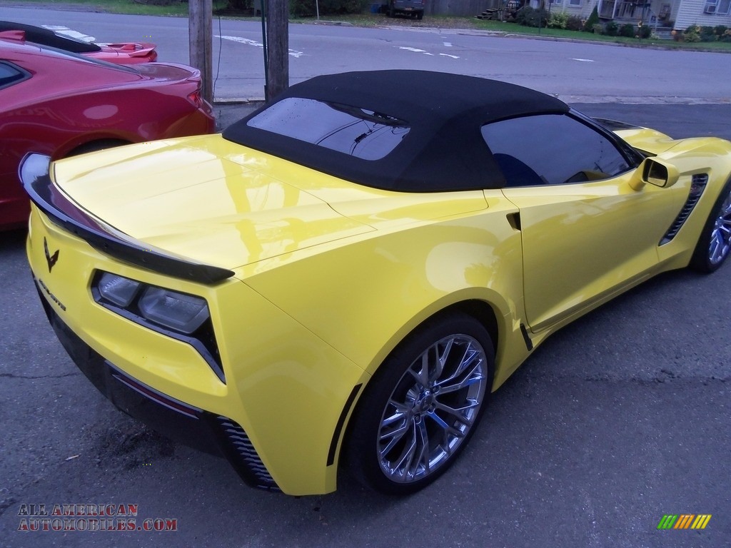 2016 Corvette Z06 Convertible - Corvette Racing Yellow Tintcoat / Jet Black photo #34