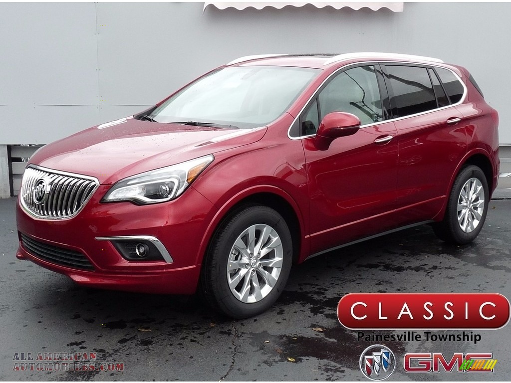 Chili Red Metallilc / Light Neutral Buick Envision Essence AWD