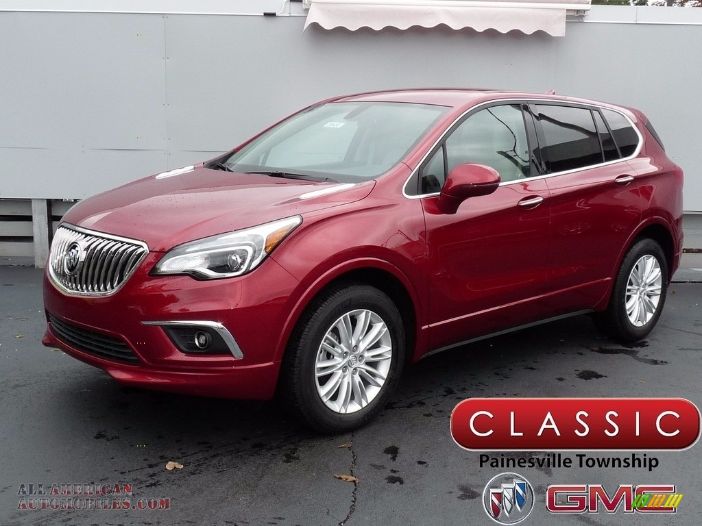 Chili Red Metallilc / Light Neutral Buick Envision Preferred AWD