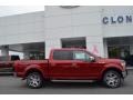 Ford F150 Lariat SuperCrew 4x4 Ruby Red photo #2