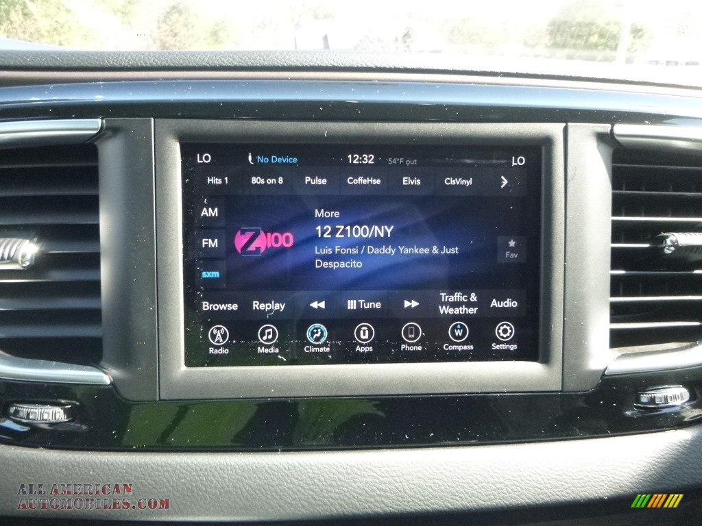 2018 Pacifica Touring Plus - Velvet Red Pearl / Black/Alloy photo #16