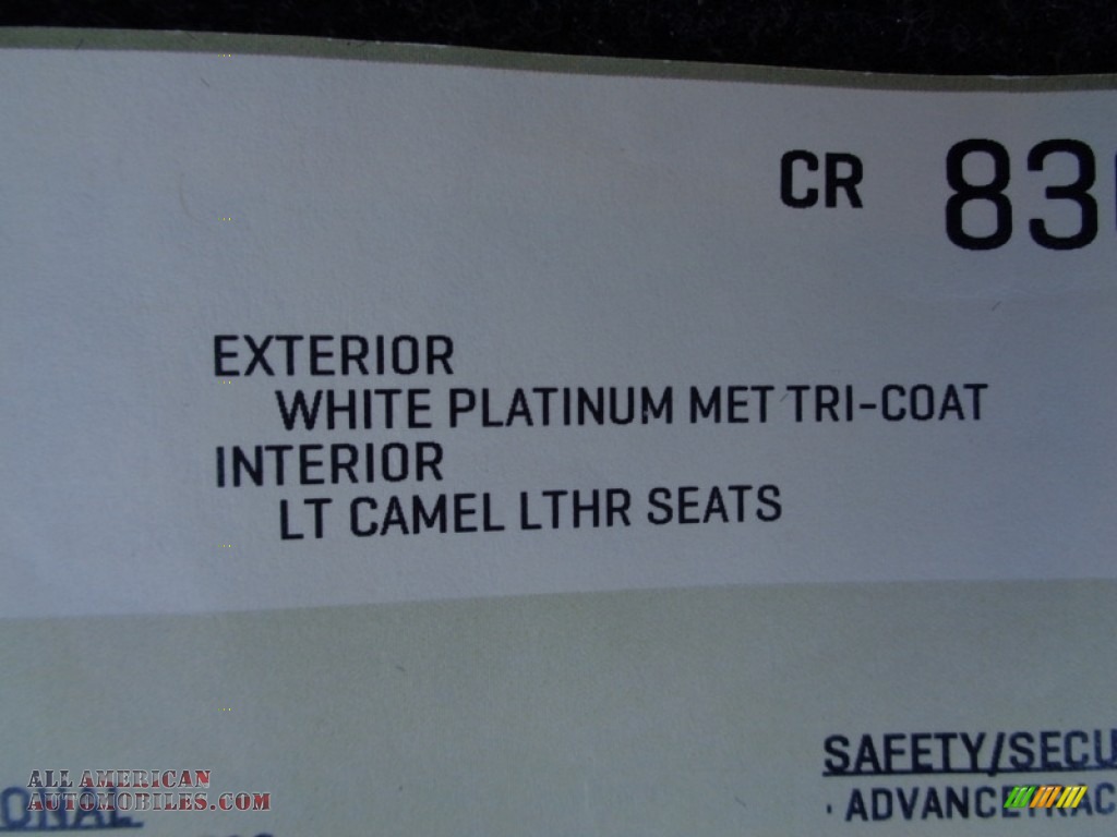 2012 MKZ FWD - White Platinum Metallic Tri-Coat / Light Camel photo #80