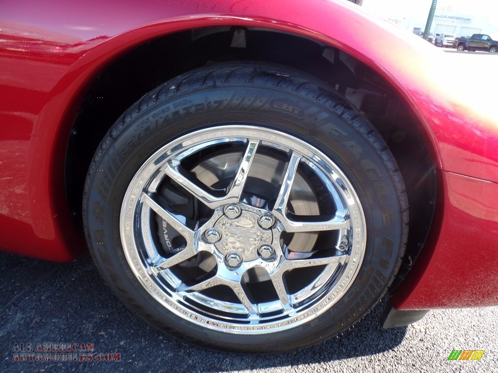 2001 Corvette Convertible - Magnetic Red II Metallic / Light Oak photo #13