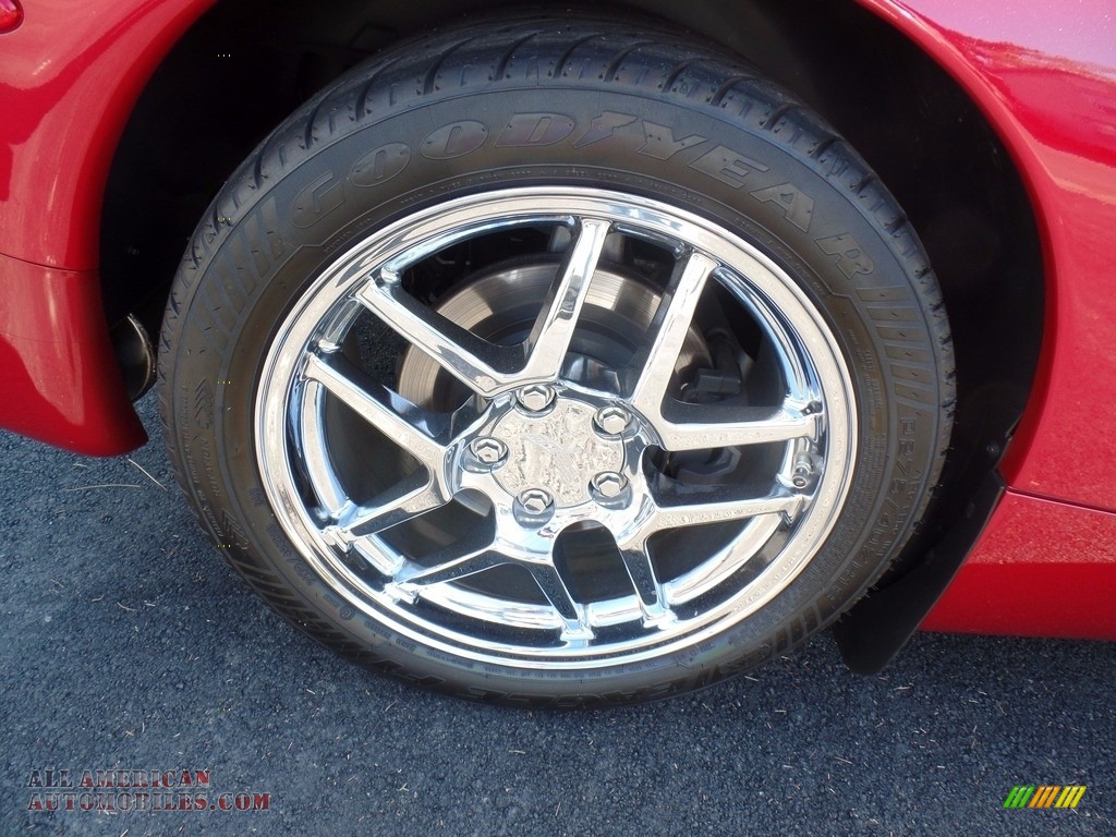 2001 Corvette Convertible - Magnetic Red II Metallic / Light Oak photo #14