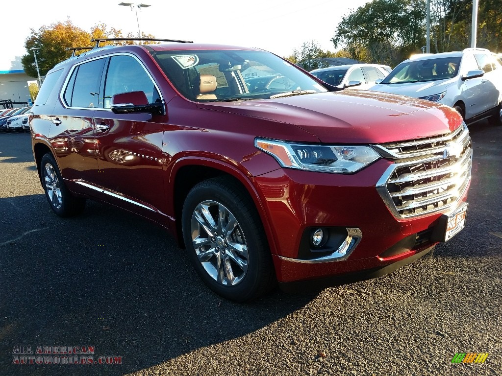 Cajun Red Tintcoat / High Country Jet Black/Loft Brown Chevrolet Traverse High Country AWD