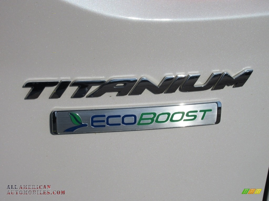2014 Escape Titanium 1.6L EcoBoost - White Platinum / Charcoal Black photo #12