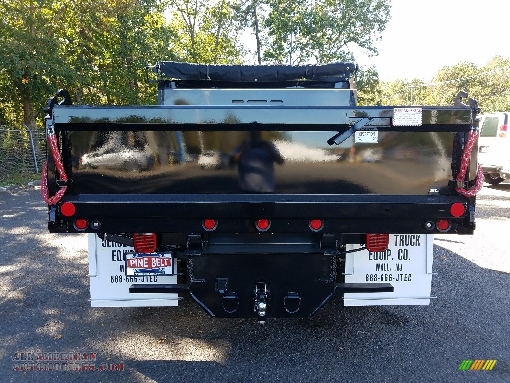 2018 Silverado 3500HD Work Truck Regular Cab 4x4 Dump Truck - Summit White / Dark Ash/Jet Black photo #5