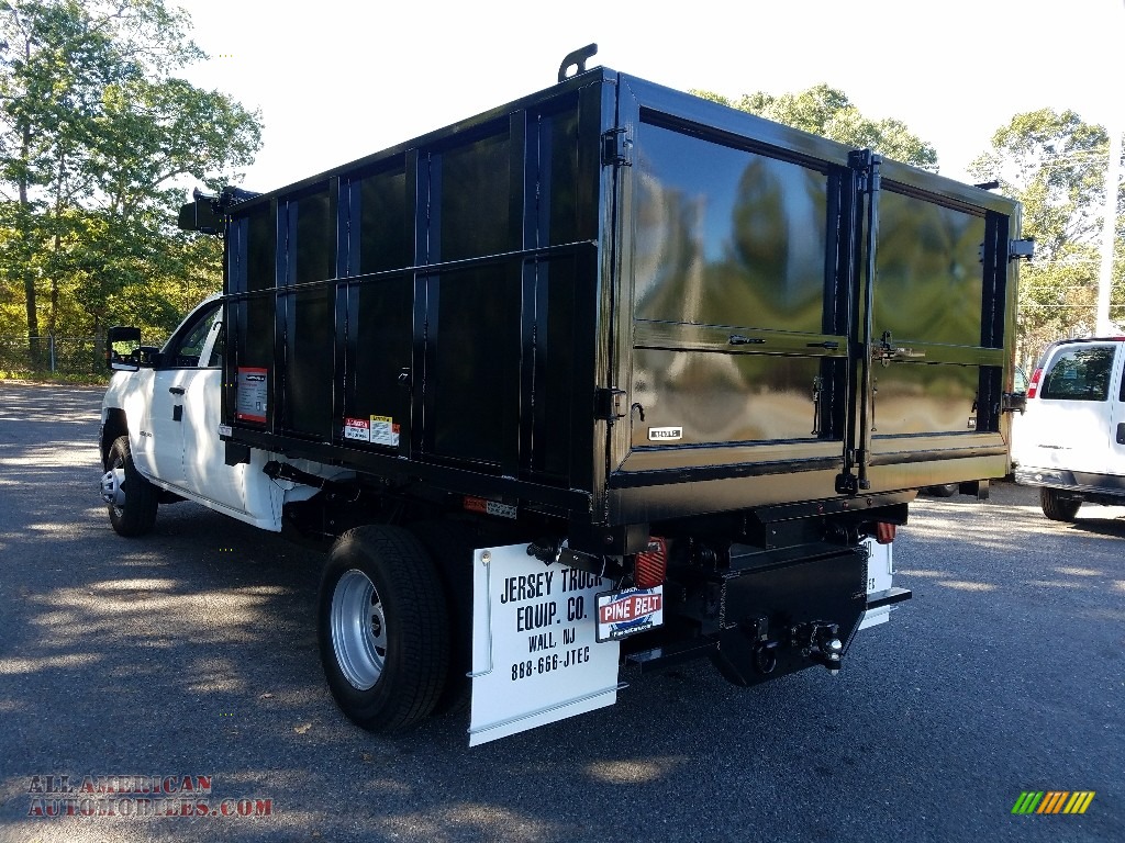 2018 Silverado 3500HD Work Truck Crew Cab 4x4 Chassis - Summit White / Dark Ash/Jet Black photo #4