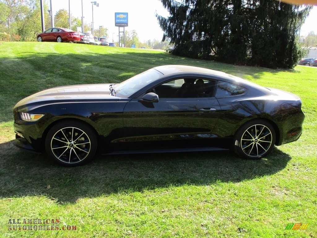 2016 Mustang EcoBoost Coupe - Shadow Black / Ebony photo #15