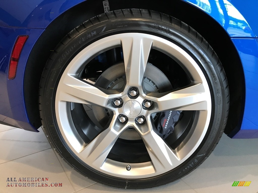 2018 Camaro SS Coupe - Hyper Blue Metallic / Jet Black photo #16