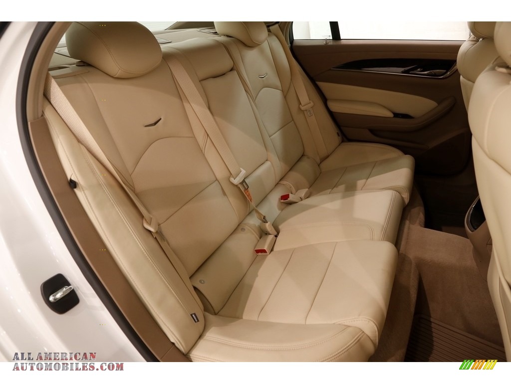 2015 CTS 2.0T Luxury AWD Sedan - Crystal White Tricoat / Light Cashmere/Medium Cashmere photo #11
