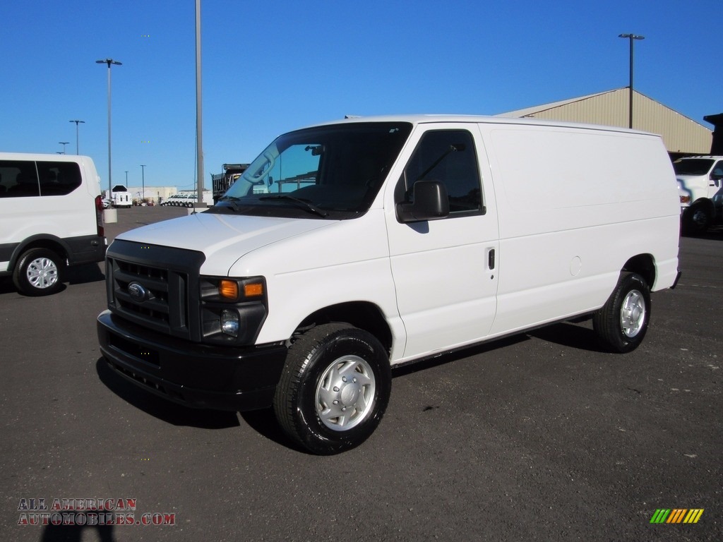 2014 E-Series Van E250 Cargo Van - Oxford White / Medium Flint photo #1
