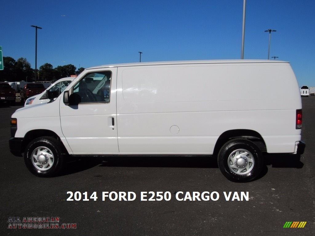 2014 E-Series Van E250 Cargo Van - Oxford White / Medium Flint photo #2
