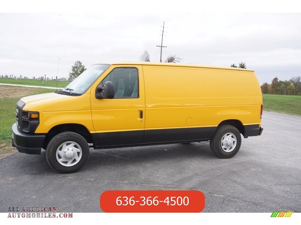 Fleet Yellow / Medium Flint Ford E Series Van E150 Commercial