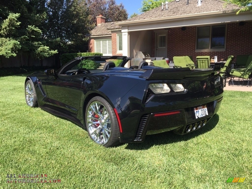 2016 Corvette Z06 Convertible - Black / Jet Black photo #3