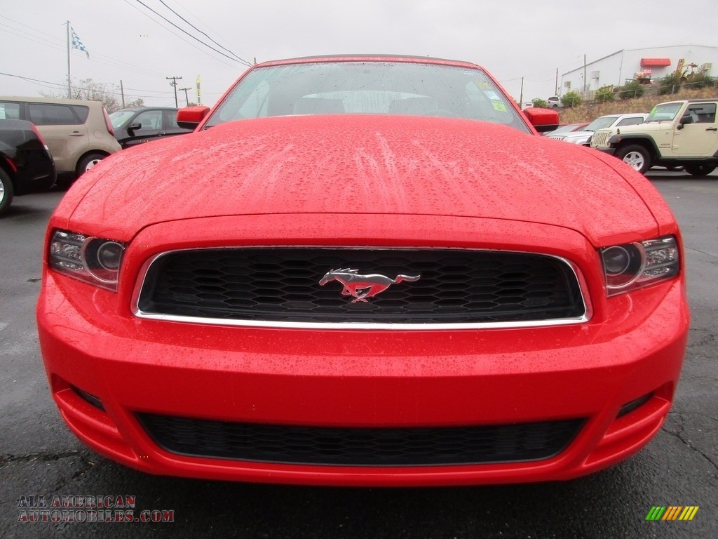 2014 Mustang V6 Premium Convertible - Race Red / Charcoal Black photo #2