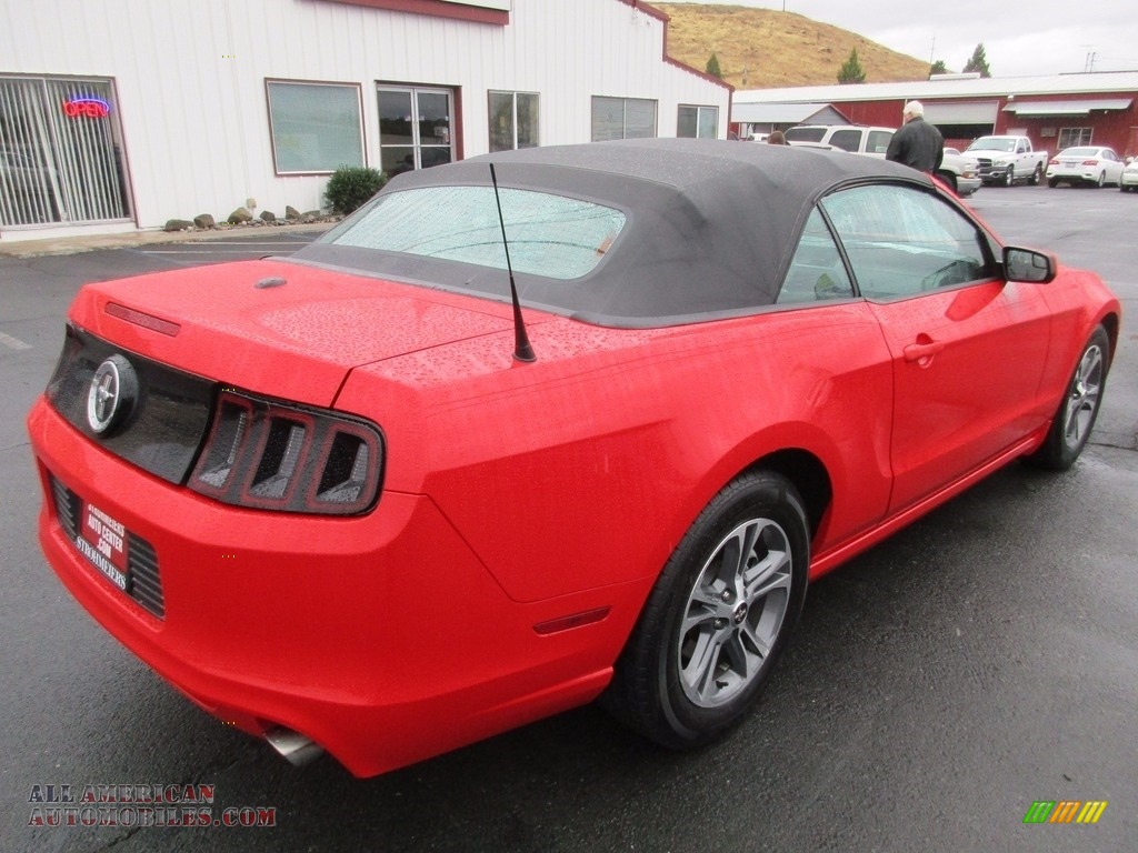 2014 Mustang V6 Premium Convertible - Race Red / Charcoal Black photo #7
