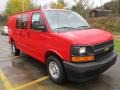 Chevrolet Express 2500 Cargo WT Red Hot photo #11