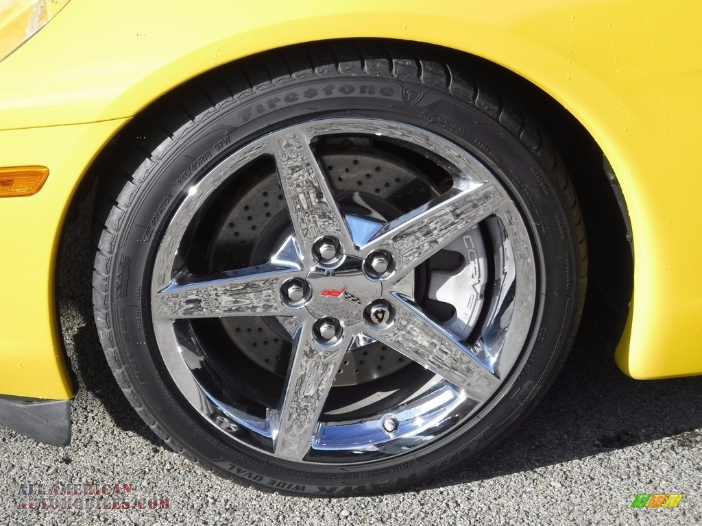2006 Corvette Coupe - Velocity Yellow / Ebony Black photo #3