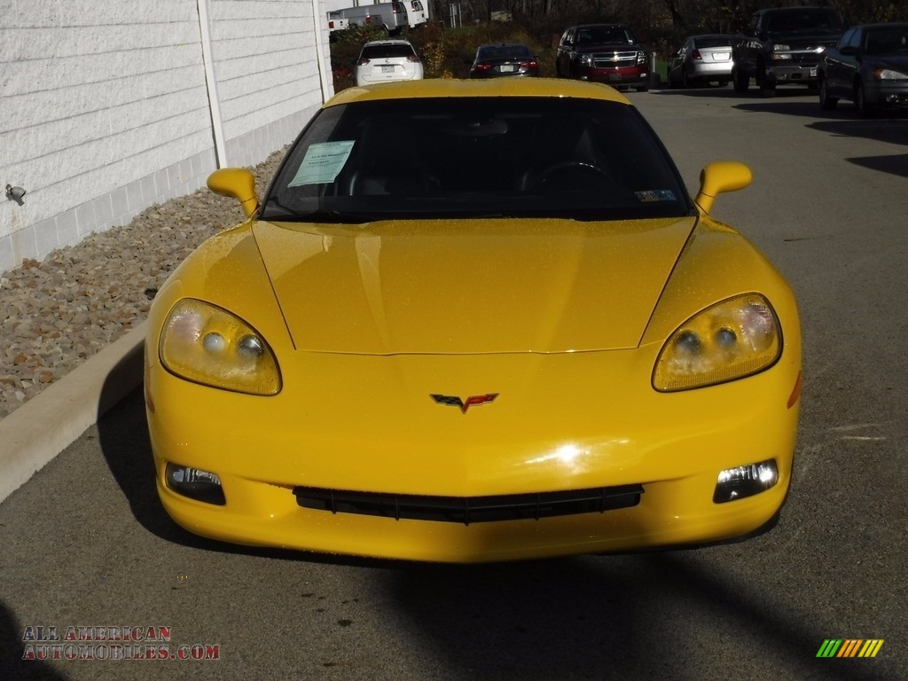 2006 Corvette Coupe - Velocity Yellow / Ebony Black photo #6