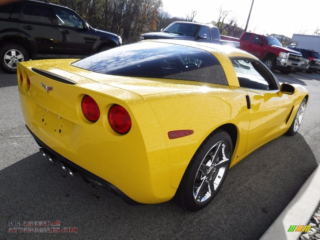 2006 Corvette Coupe - Velocity Yellow / Ebony Black photo #9