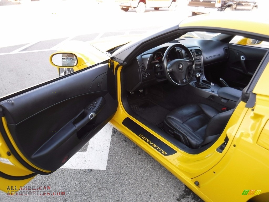 2006 Corvette Coupe - Velocity Yellow / Ebony Black photo #18