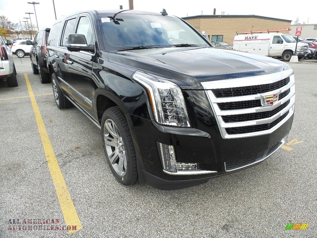 Black Raven / Jet Black Cadillac Escalade ESV Premium Luxury 4WD