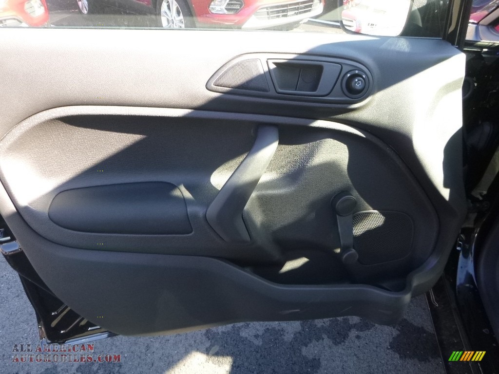 2017 Fiesta S Sedan - Shadow Black / Charcoal Black photo #11