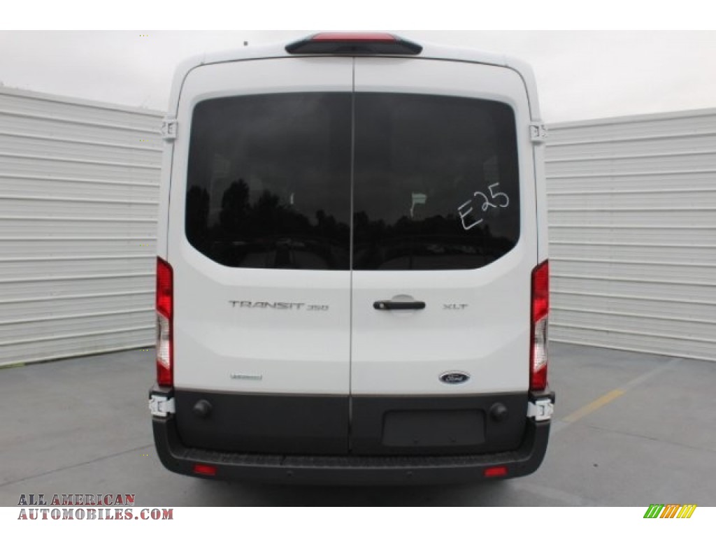 2018 Transit Passenger Wagon XL 350 MR Long - Oxford White / Charcoal Black photo #6