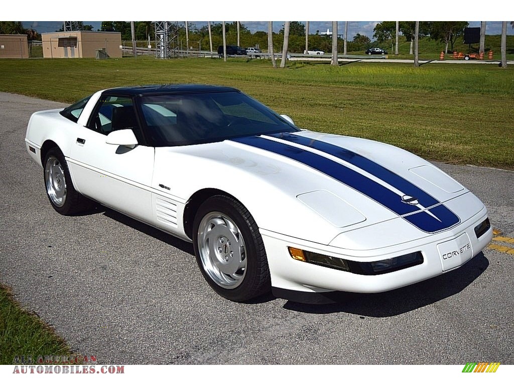 1992 Corvette Coupe - Arctic White / Black photo #9