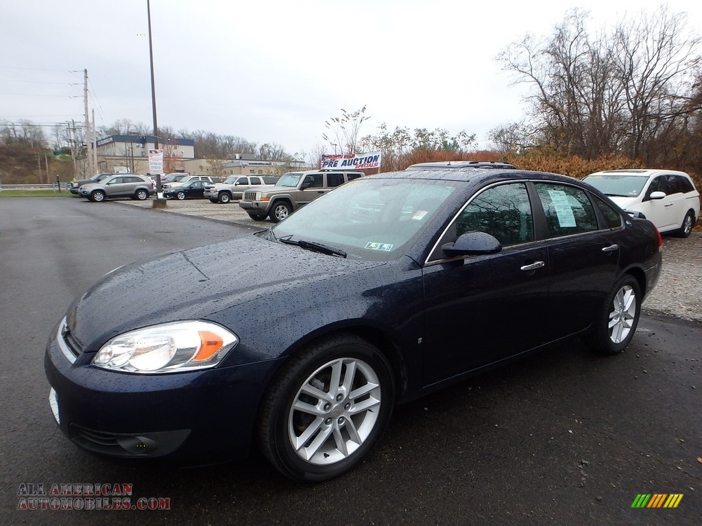 2008 Impala LTZ - Imperial Blue Metallic / Ebony Black photo #1