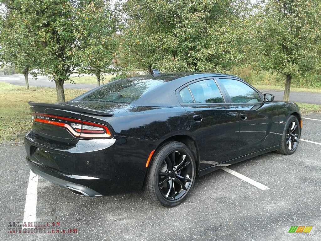 2016 Charger R/T - Pitch Black / Black photo #6